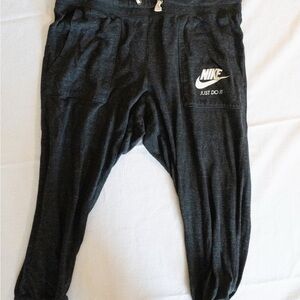 Nike Charcoal Joggers with White Logo